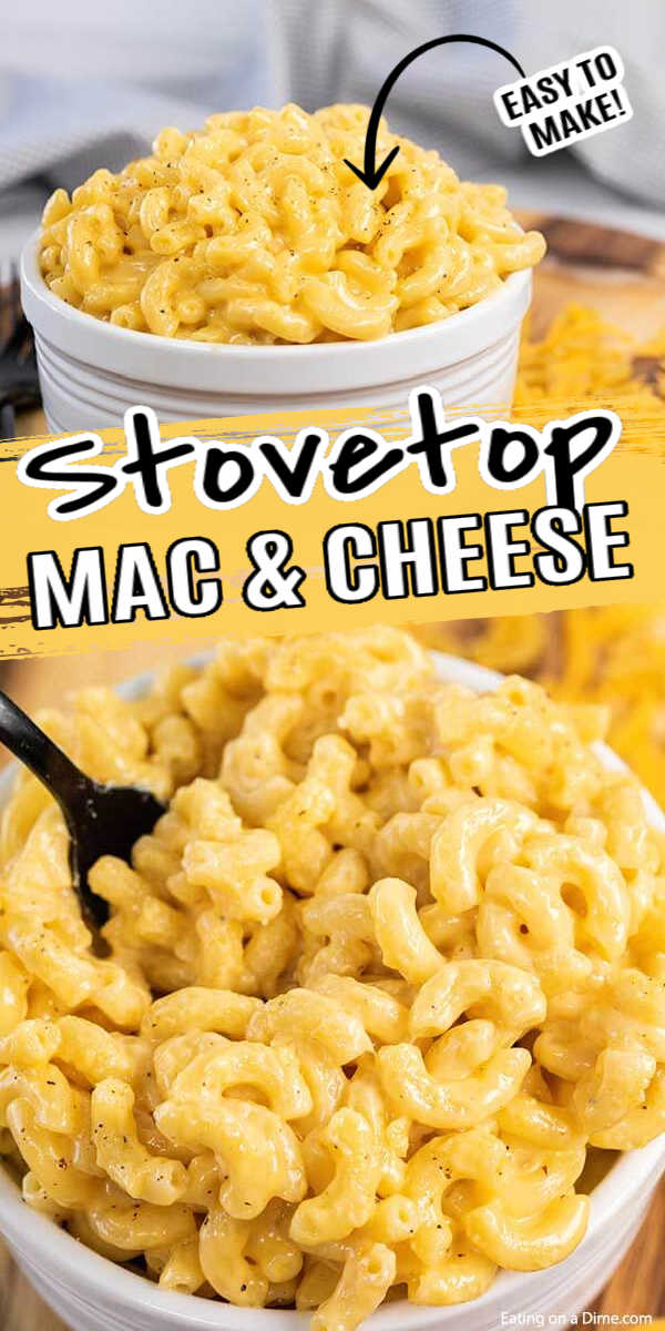 You can make this easy homemade macaroni and cheese recipe in just 15 minutes. The kids love it and it tastes amazing!