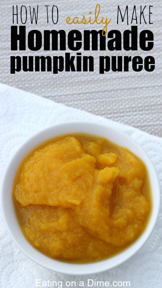 homemade pumpkin puree