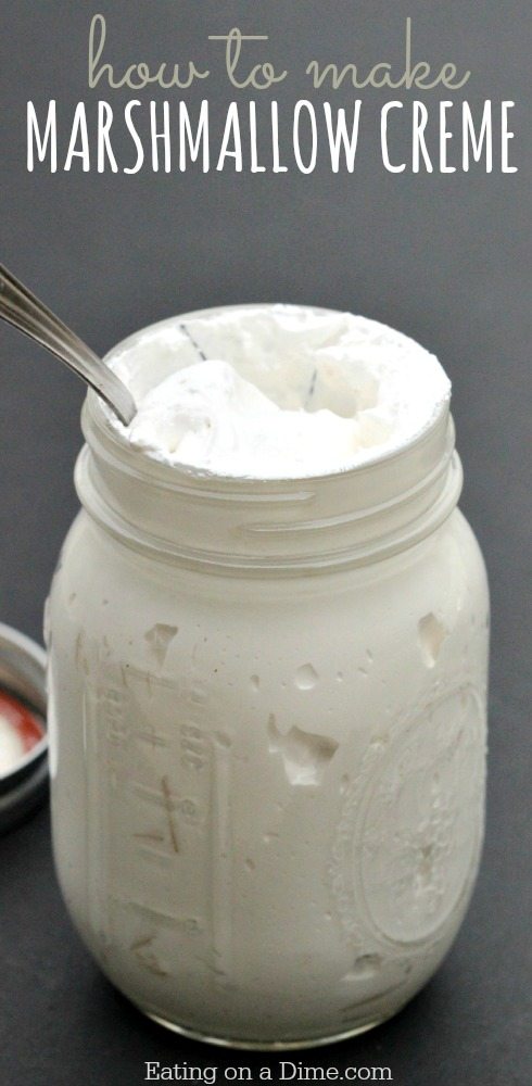 How to make Marshmallow Creme - Eating on a Dime
