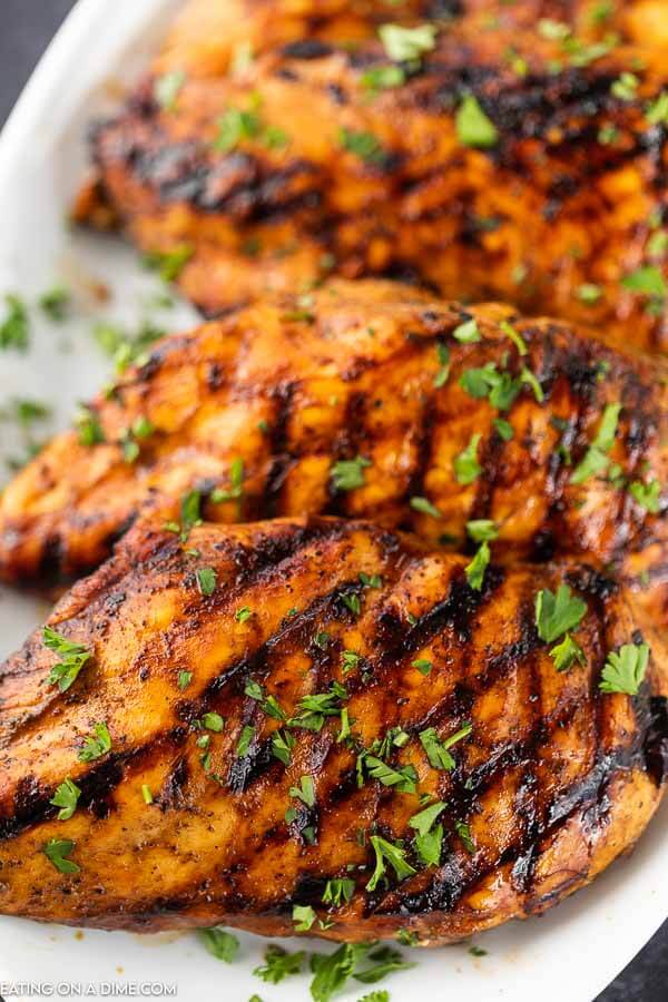 Balsamic glazed chicken is the perfect blend of tangy and sweet while being so easy. We love to grill the chicken but it can also be baked. Balsamic glazed chicken is the perfect blend of tangy and sweet while being so easy. We love to grill the chicken but it can also be baked.