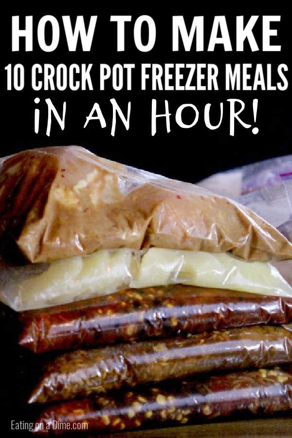 Premade Slow Cooker Meal Pouches with Ziploc Vacuum Sealer - Recipes