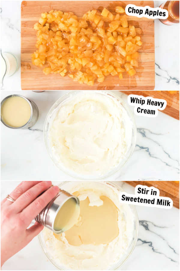 how to make apple ice cream