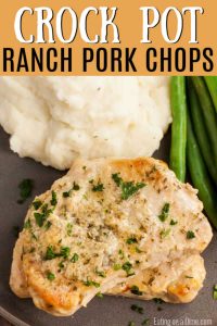 Crock Pot Ranch Pork Chops (& VIDEO!) - easy ranch pork chop recipe