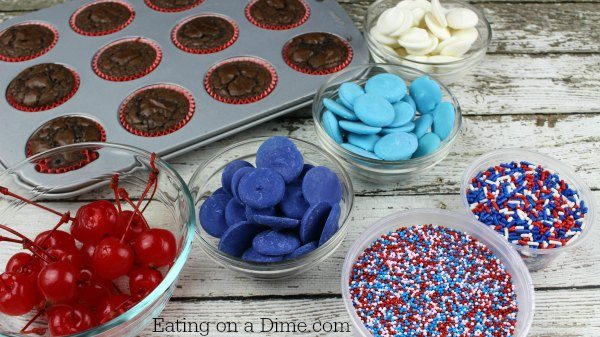 brownie bites decorating ingredients