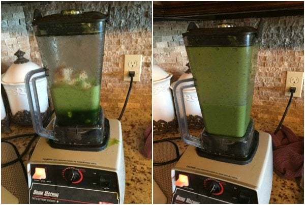 Pineapple spinach smoothie is so delicious and packs in a serving of veggies and fruit in one glass. Enjoy for breakfast, a snack or any meal. 