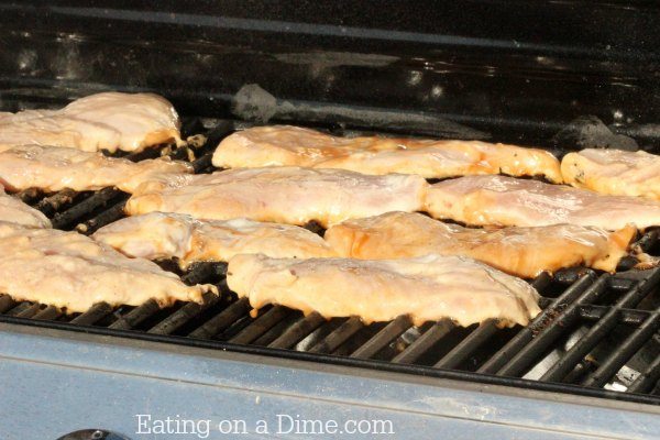 This Easy Grilled BBQ Ranch Chicken Recipe is a family favorite.  The marinade is so easy to make and gives the chicken the best flavor. Give it a try!