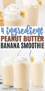 Peanut butter banana smoothie - peanut butter banana smoothie recipe
