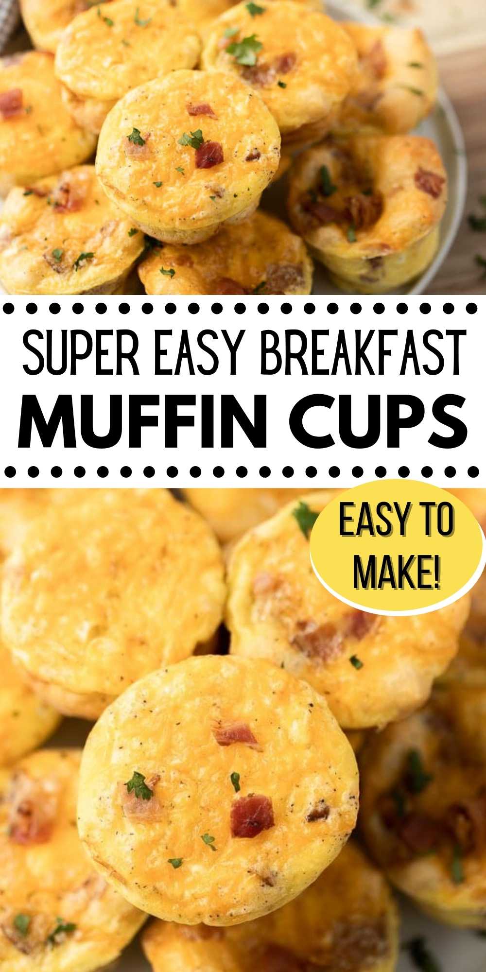 Enjoy Breakfast egg muffins for a hearty breakfast that is quick and perfect on the go. These muffin cups are so easy to customize and tasty.