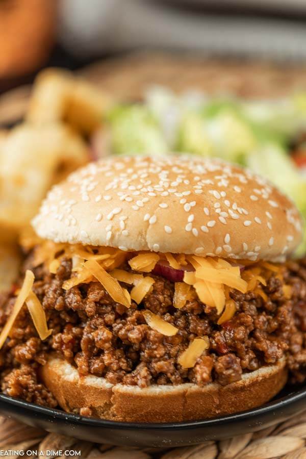 Ground beef bbq sloppy clearance joe