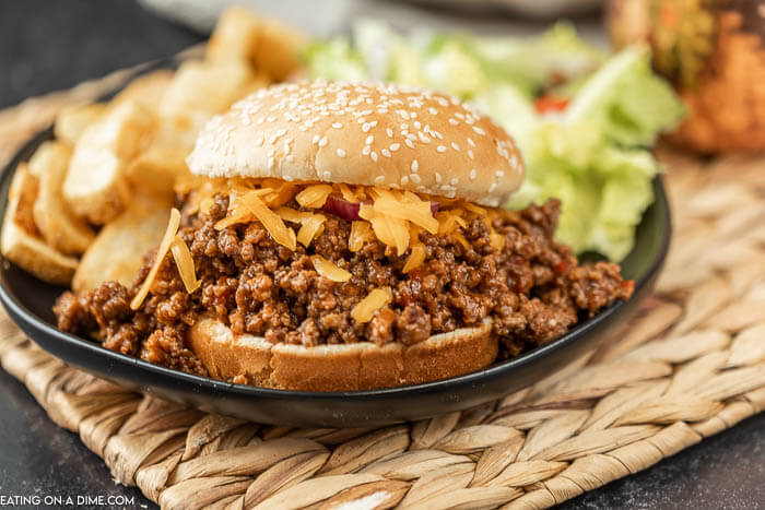 Skip the canned sloppy joes and make this easy BBQ Sloppy Joes Recipe. You will save money and it tastes better than anything at the store!