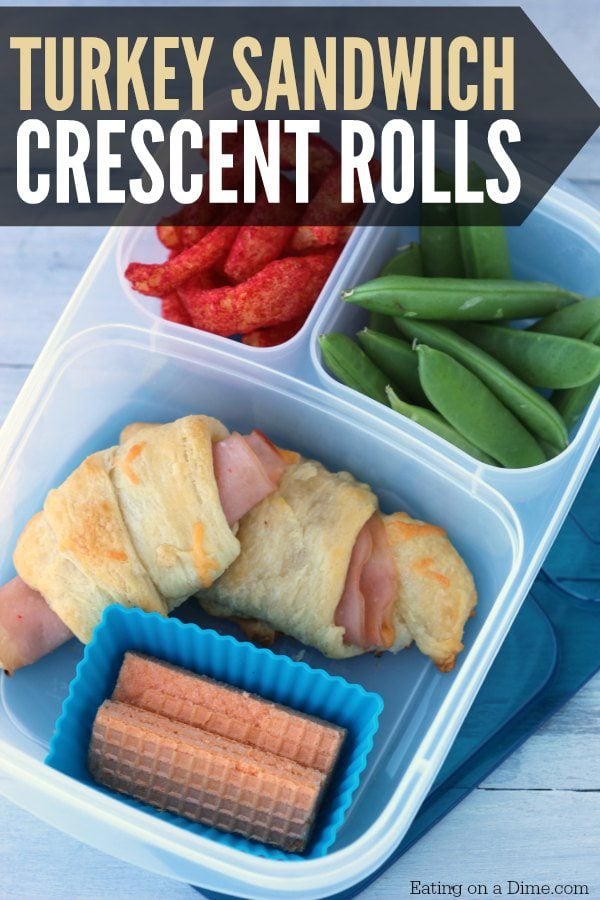 turkey sandwich crescent roll recipe – {fun lunch idea for kids}
