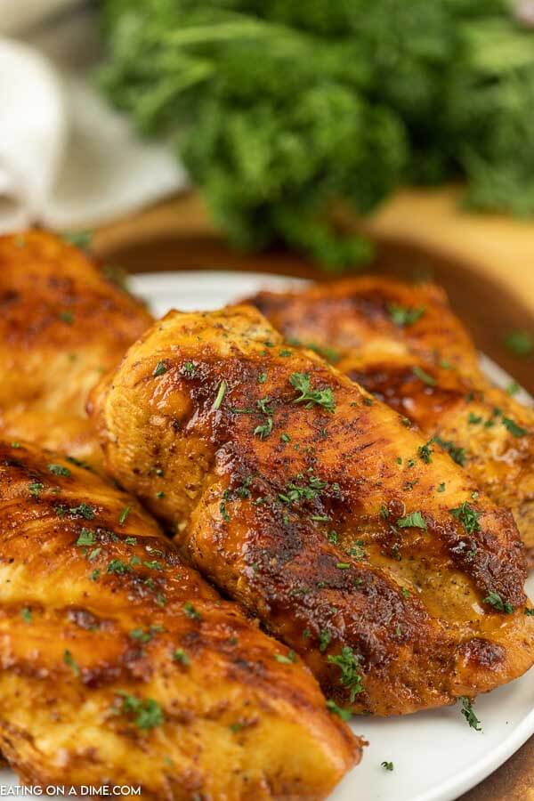 Honey mustard chicken recipe is sweet and tangy and so easy to prepare. Get dinner on the table in 15 minutes. Your family will love it! 