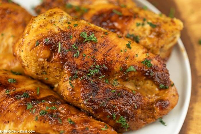 Honey mustard chicken recipe is sweet and tangy and so easy to prepare. Get dinner on the table in 15 minutes. Your family will love it! 