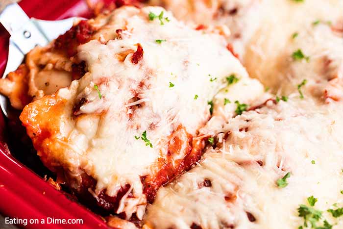 This easy baked ravioli recipe is a family favorite and the perfect dish for busy weeknights. It's so easy, freezes great and takes little time to make. 