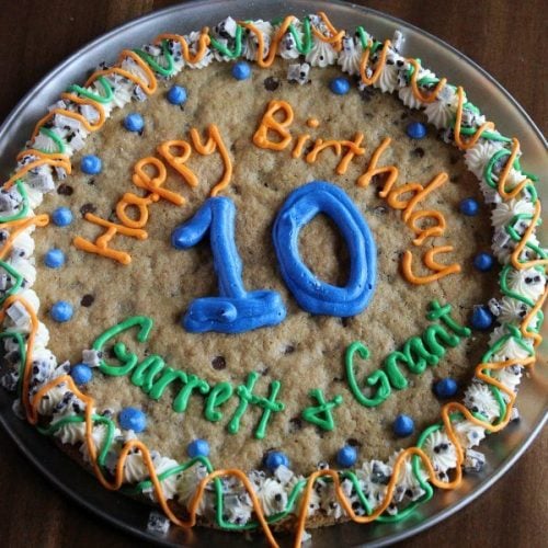 Loaded Cookie Pie  Giant Cookie Cake - This Delicious House