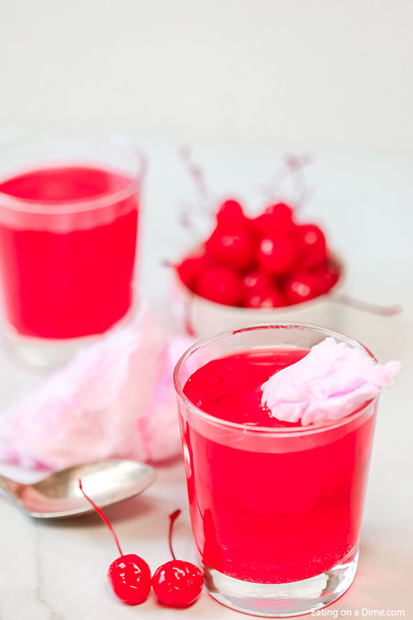 Try this easy kid friendly cotton candy drink recipe. You only need 2 ingredients to make this yummy cotton candy drink punch for kids and adults. 