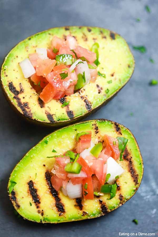 Easy Grilled Avocado Recipe has the most amazing flavor. This recipe is so simple to prepare and absolutely delicious. Plus, it is keto friendly!