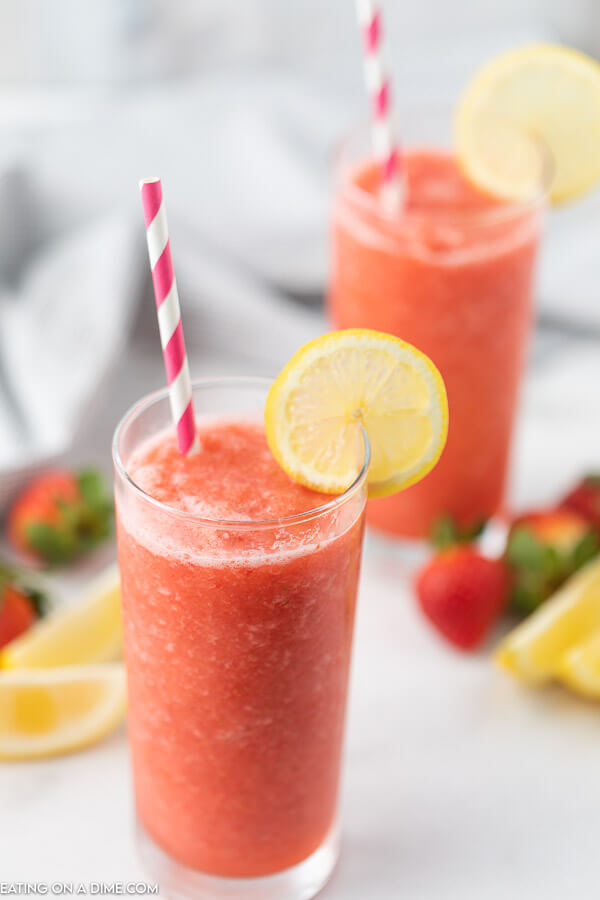 Strawberry slushie recipe is bursting with strawberry flavor and so easy to make. Your family can enjoy this slushie any day of the week. 