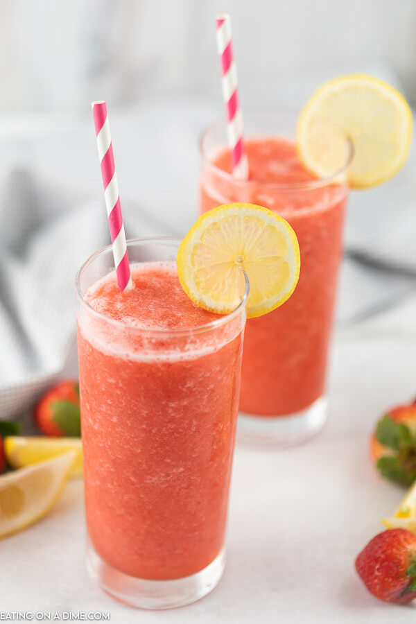 Strawberry slushie recipe is bursting with strawberry flavor and so easy to make. Your family can enjoy this slushie any day of the week. 