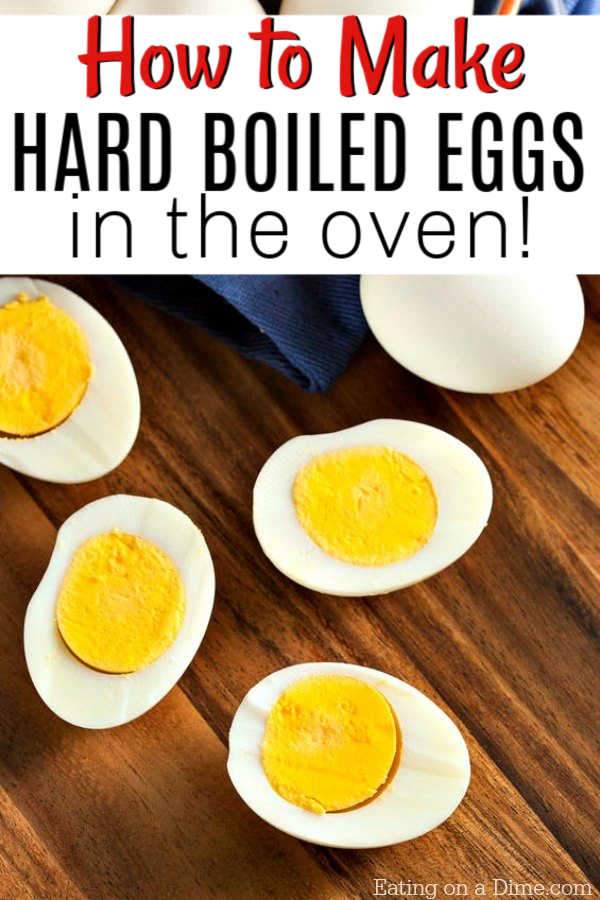How To Make Hard Boiled Eggs In The Oven Easy Baked Hard Boiled Eggs