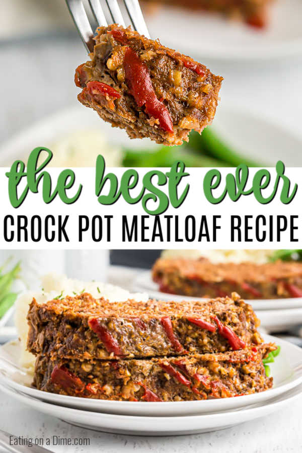 Enjoy traditional meatloaf even in the Summer months thanks to this crockpot meatloaf recipe. No need to heat up your kitchen when you can use the crockpot!