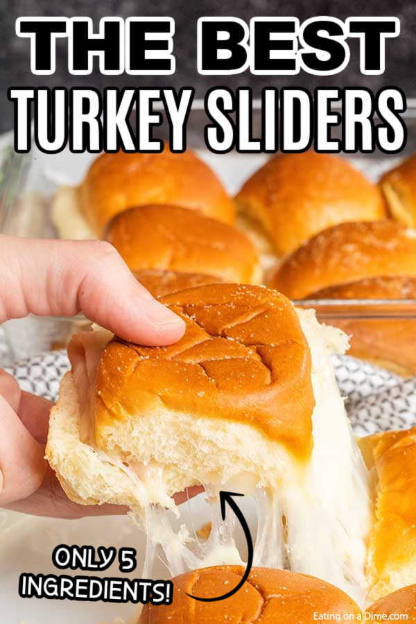 These quick and easy Hawaiian turkey and cheese sliders are the best for feeding a crowd! Hawaiian roll turkey sliders are our go to recipe for party food!