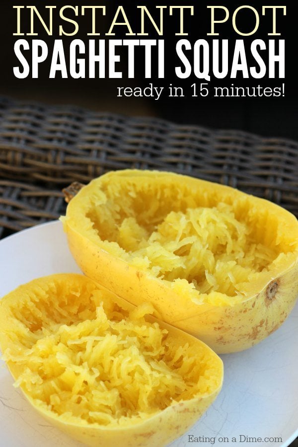 Instant Pot Spaghetti Squash Recipe - Pressure Cooker Spaghetti Squash