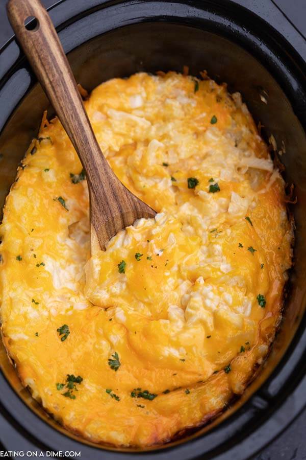 Crock Pot Cheesy Hash Brown Casserole — Mommy's Kitchen