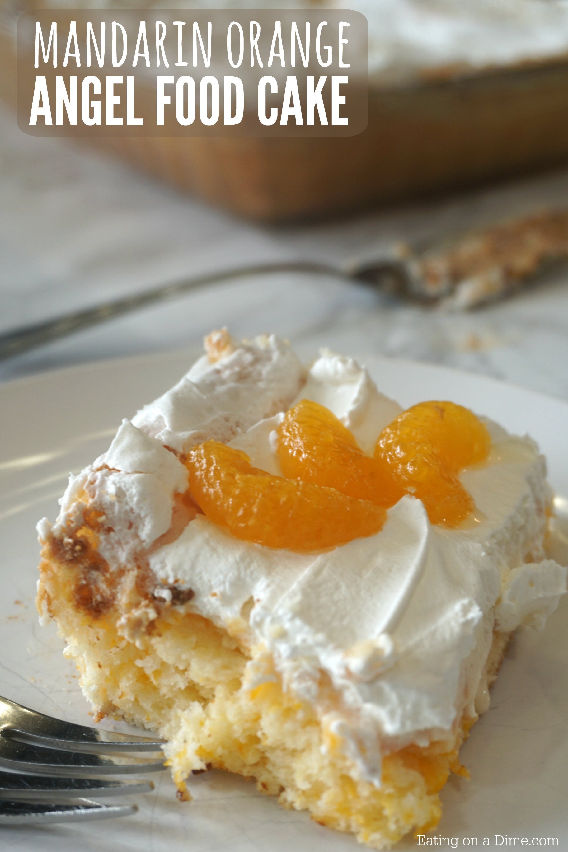 Mandarin Orange Angel Food Cake Recipe - 3 Ingredients