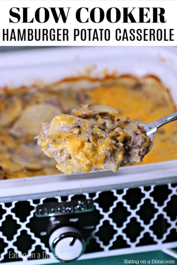 Crock pot Hamburger Potato Casserole Recipe - Hamburger Casserole