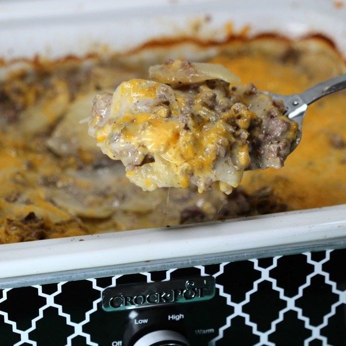 Crock Pot Hamburger Casserole - Rezfoods - Resep Masakan Indonesia