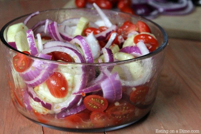 Cucumber and Tomato Summer Salad