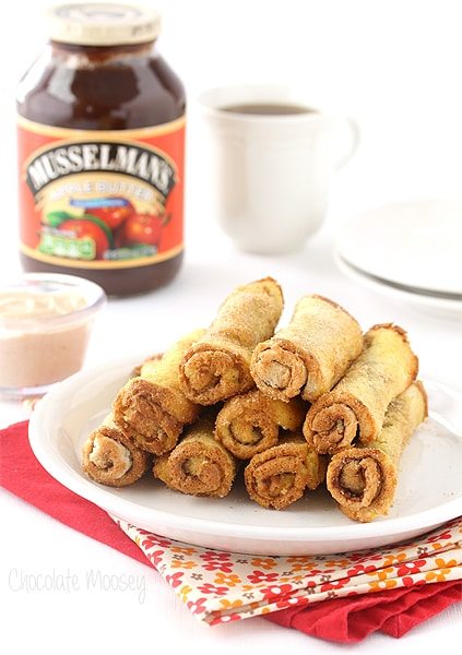 Apple Butter French Toast Rollups