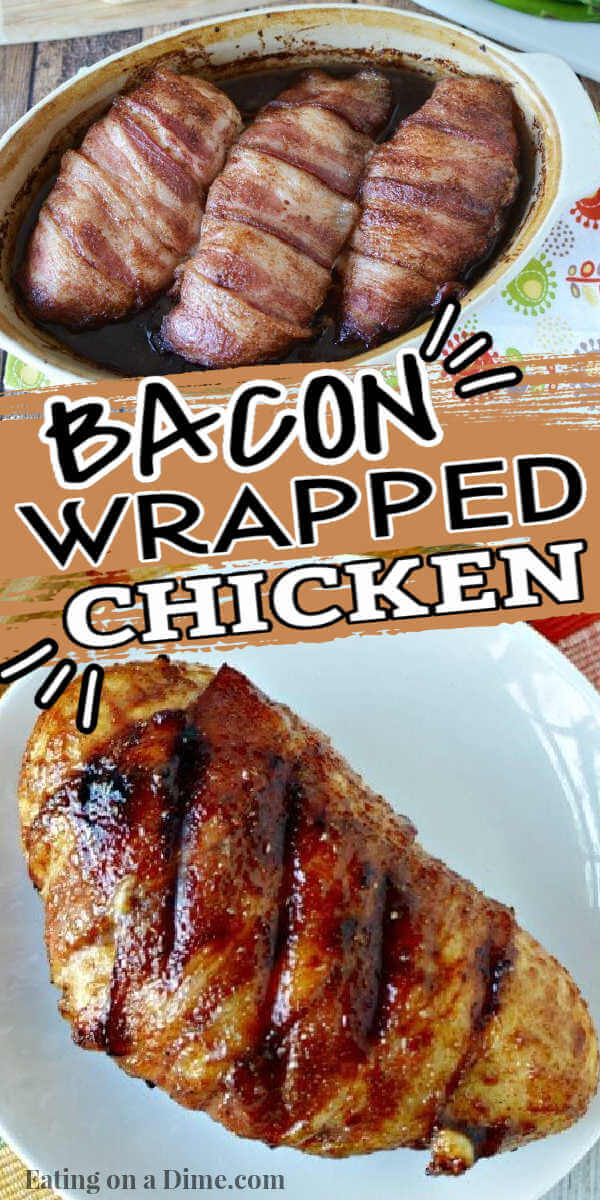 Bacon wrapped chicken recipe is a tasty combination of brown sugar and bacon for a dinner no one can resist. The entire dish is so simple.