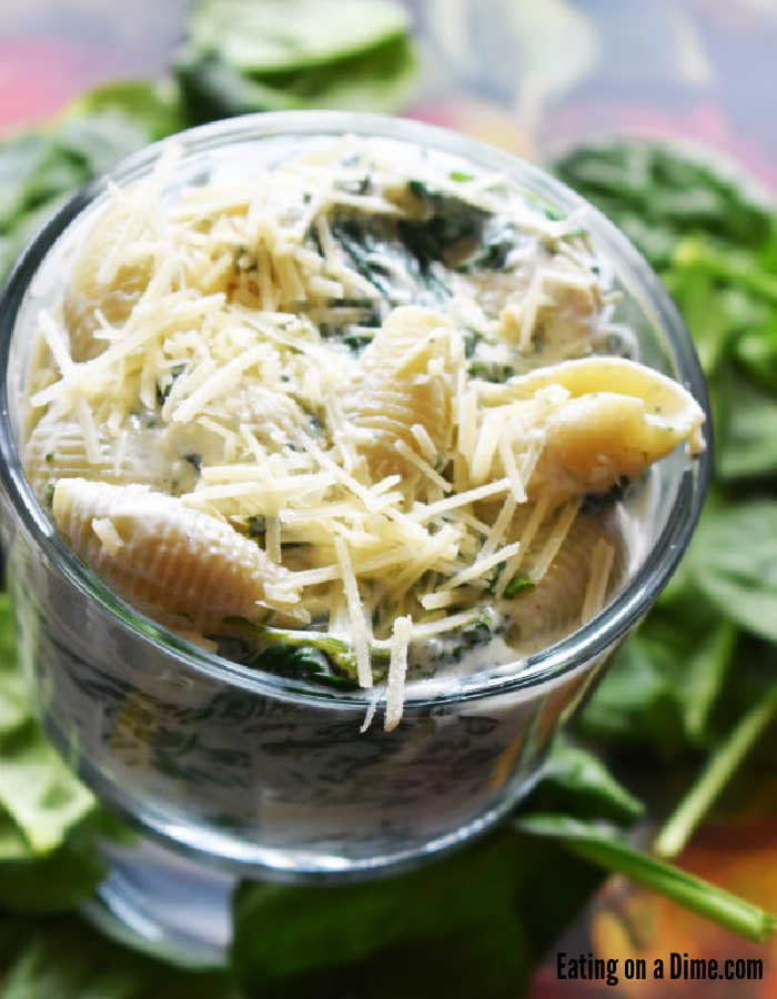 chicken spinach artichoke pasta 