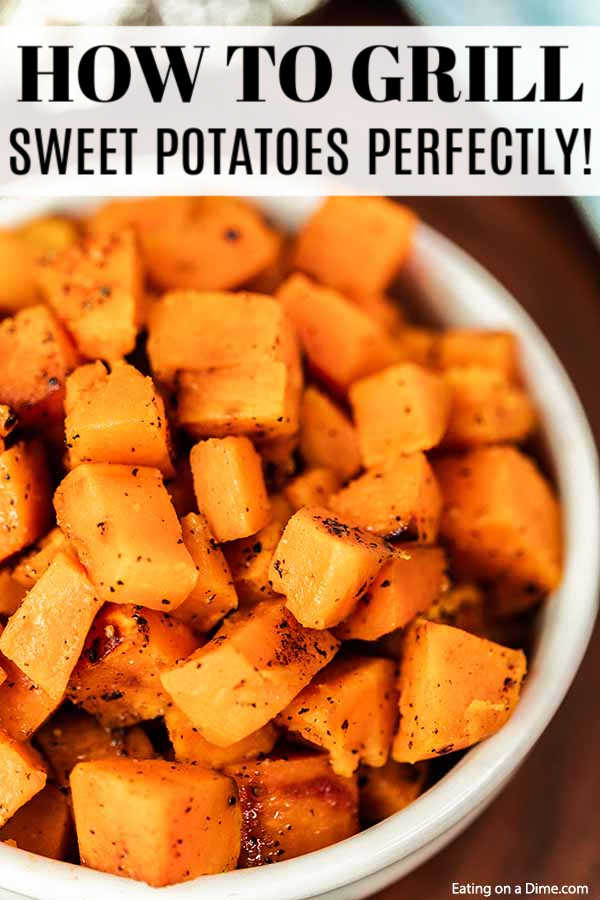 Grilled sweet potatoes - grilled sweet potatoes in foil