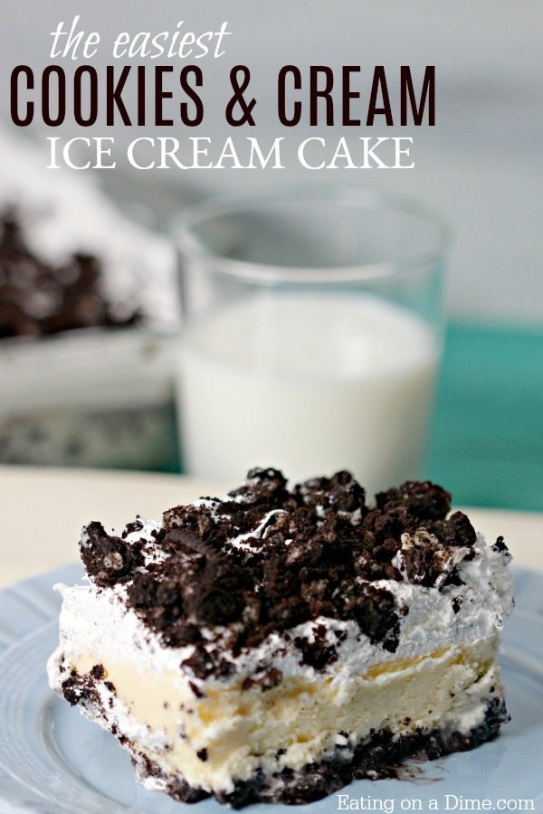 Cookies and Cream Ice cream Cake Recipe