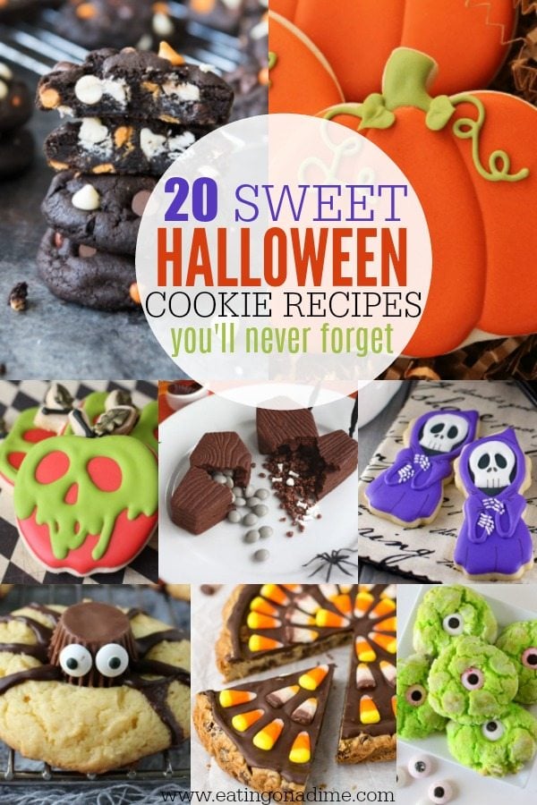 Check out these easy Halloween cookie recipes for kids. 20 fun and frightening Easy Halloween Cookies Recipes that kids will love. 