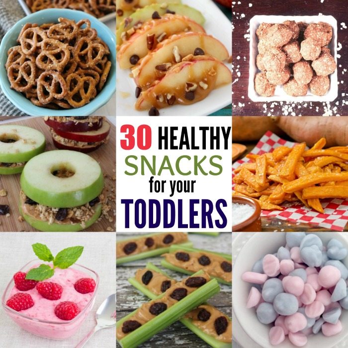 Healthy Snacks for Toddlers - 30 Ideas they will love!
