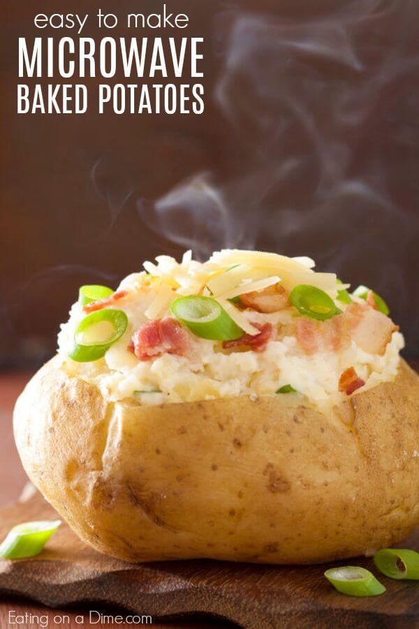 How to Make a Baked Potato in the Microwave 