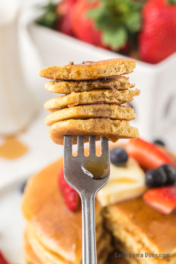 Gluten free pancakes recipe is so light and fluffy that even your gluten loving friends will want this recipe. Try this tasty pancake recipe.
