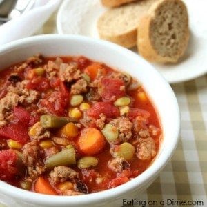 Crock pot Veggie Soup-image