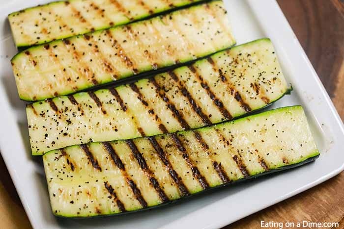Get the grill ready and make these delicious Grilled Zucchini Spears. This is the perfect side dish to try for Summer that is easy, tasty and frugal.