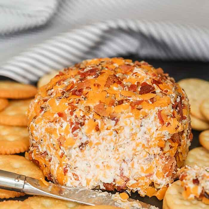 Bacon ranch cheese ball recipe - easy bacon ranch cheese ball