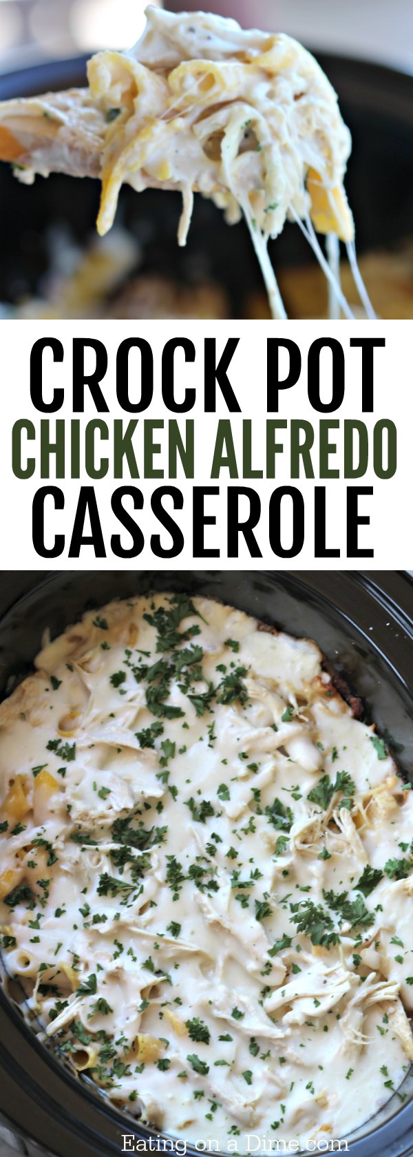crock pot chicken Alfredo casserole recipe - Chicken ...