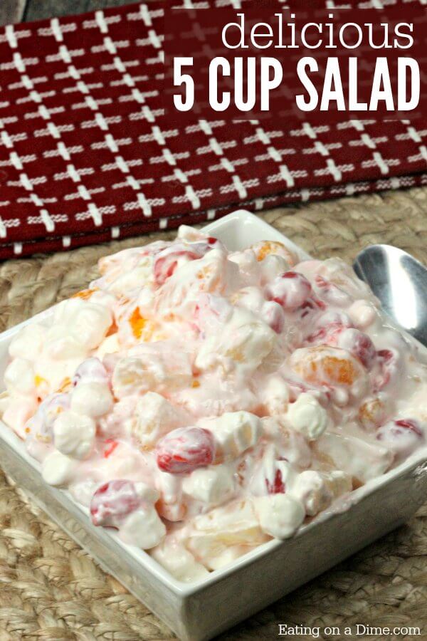 easy 5 cup salad recipe