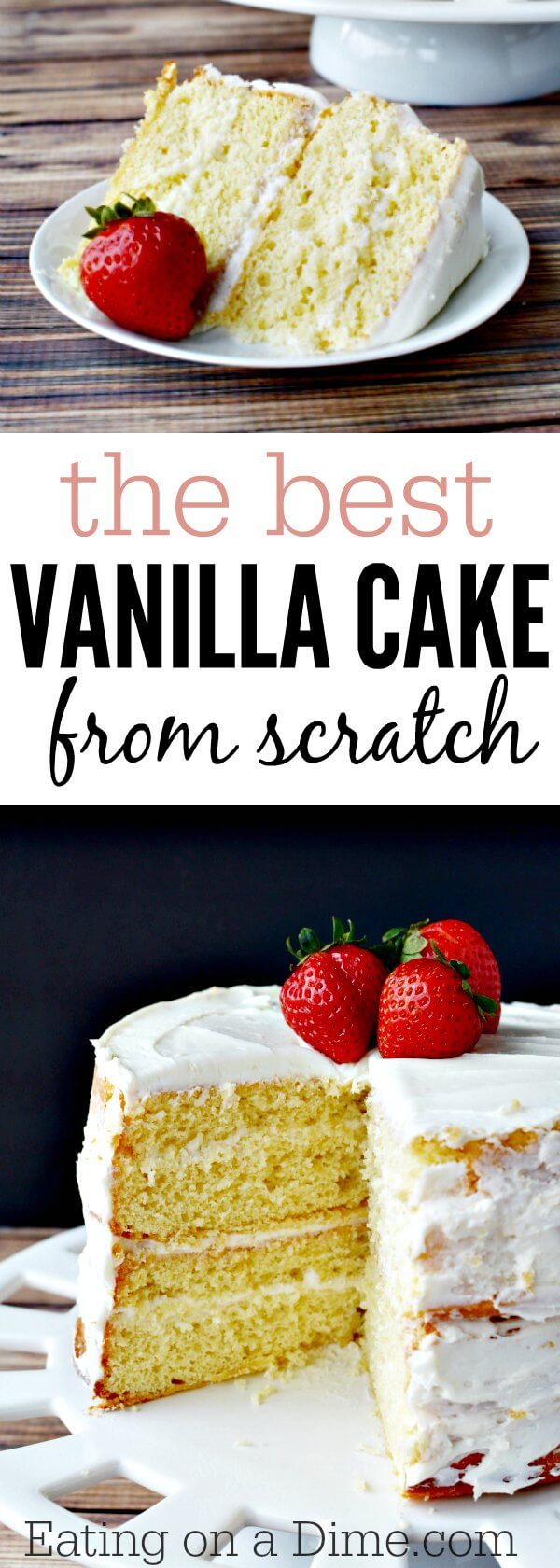 Vanilla cake from scratch