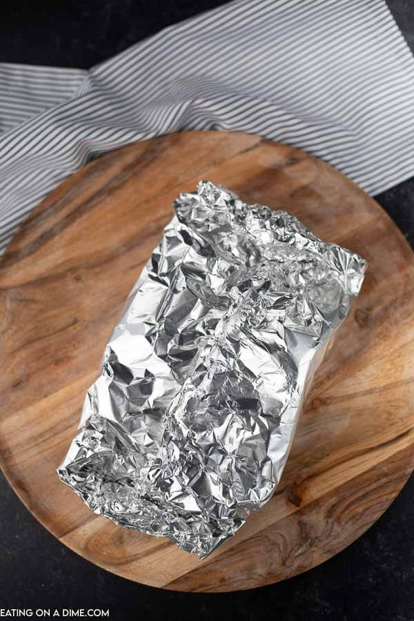 picture of foil packet with broccoli