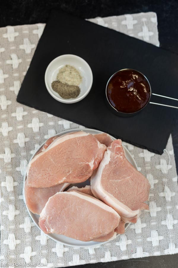 ingredients for crock pot bbq pork chops