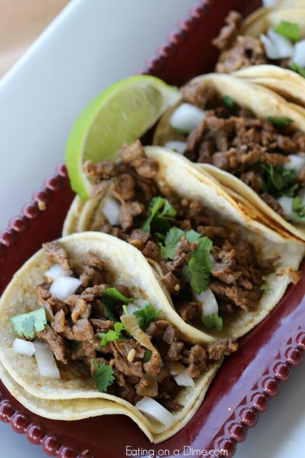 Carne Asada Street Tacos - Easy and Delicious Carne Asada!